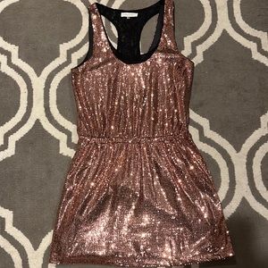 Size xs. Copper New Year’s Eve dress. Used.